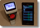 elmatronic F/NF MOD 880 rétegvastagság mérő vezeték nélküli adatátvitellel! elmatronic F/NF MOD 880 rétegmérő készülék KERT rendszer (eredetiség vizsgálat) interface szoftvercsomaggal, ANDROID és WINDOWS op. rendszerre!
